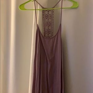 Purple flowy dress